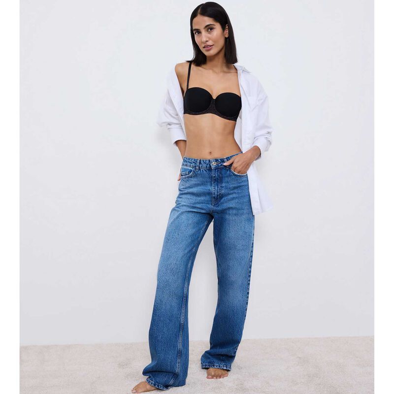 Triumph Signiture Sheer Strapless Wired Padded Bra image number 3